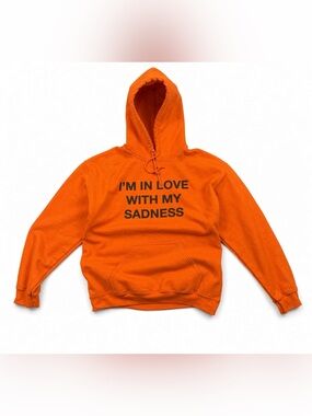 ASSC Anti Social Social Club I’m In Love With My Sadness Hoodie Orange M